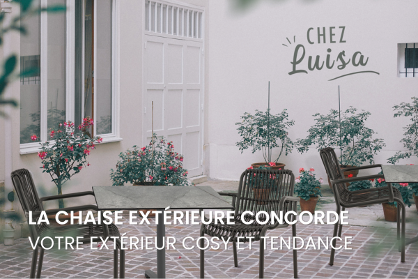 Concorde mobilier extérieur 2025